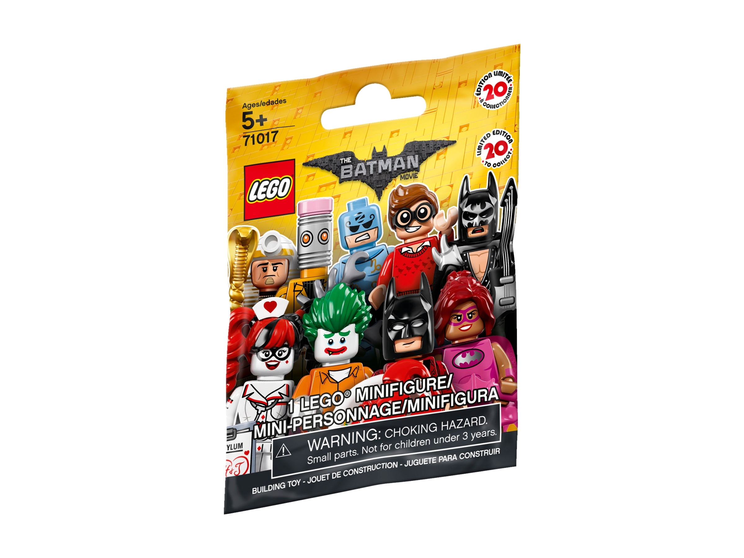 LEGO BATMAN HEAD Lego Minifigure Minifigures Batman Head 71017 71020 New Lego 1a 