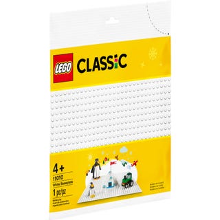 White Baseplate 11010 Classic | Buy at the Official LEGO® Shop