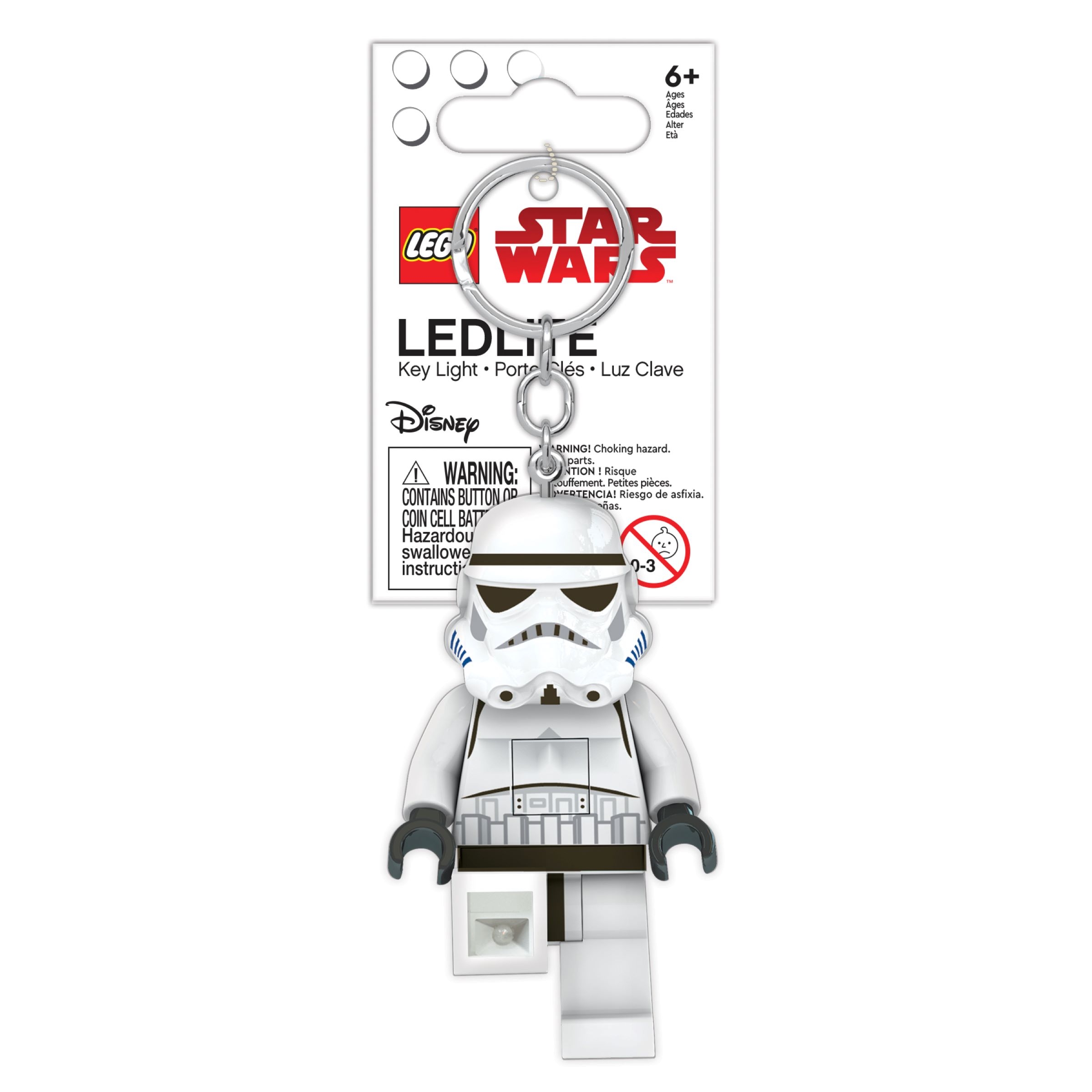Llavero con luz Stormtrooper 6 cm - Lego Star Wars