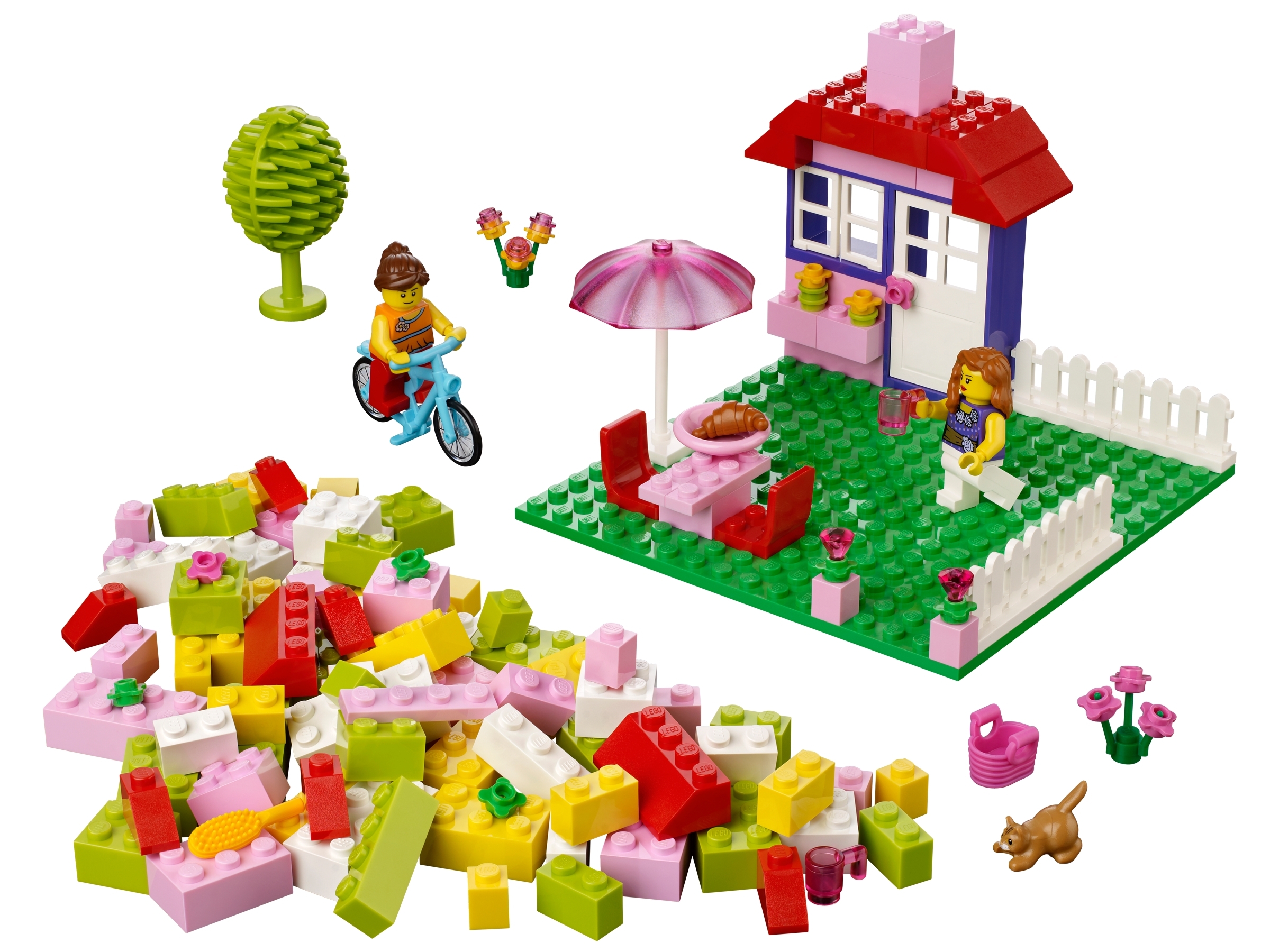 LEGO Juniors 10660 pas cher, La valise de construction fille