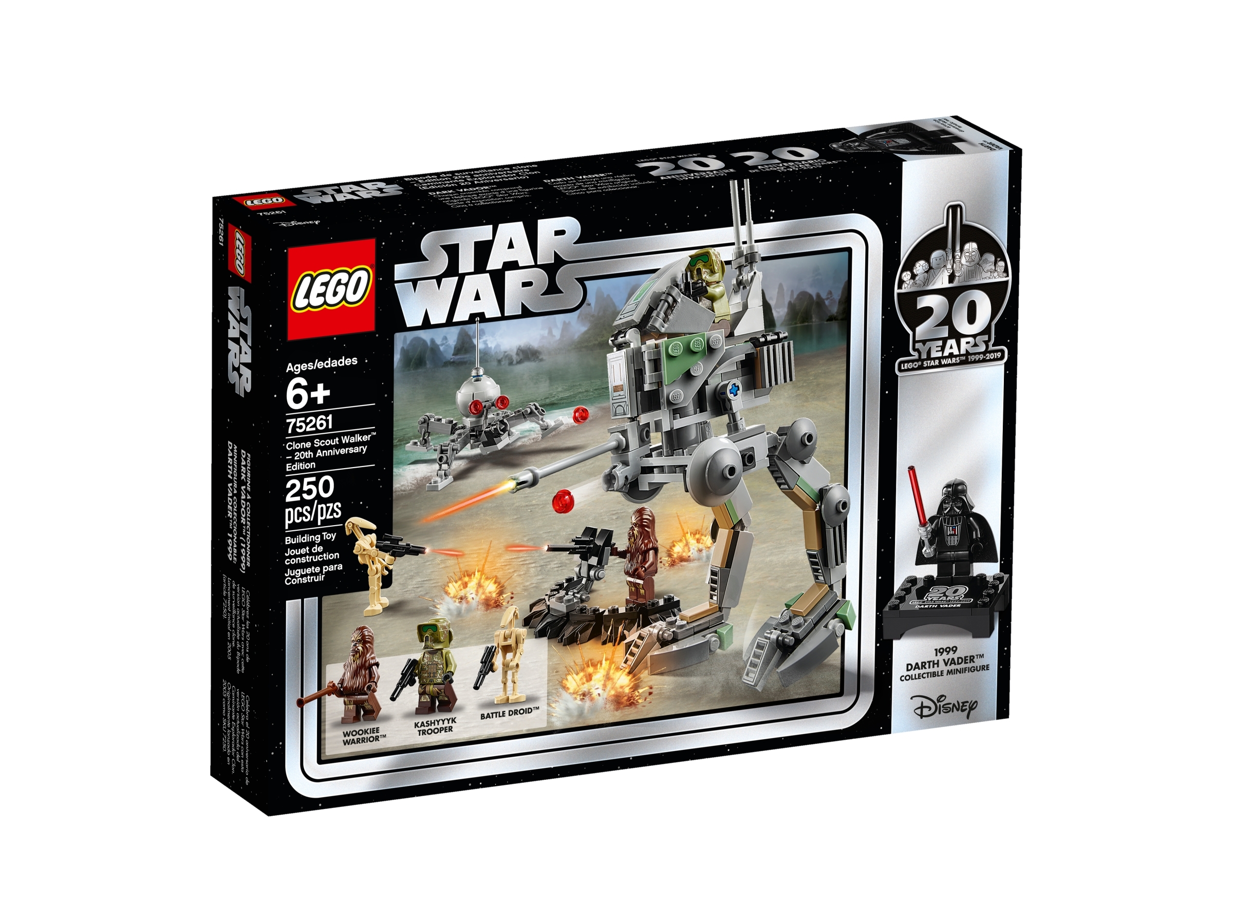 LEGO Star Wars Clone Scout Walker 20th Anniversary Edition 75261 Building Kit 250 Piece 