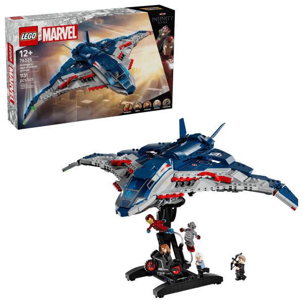 LEGO 76325 Le Quinjet d’Avengers : L'Ère d'Ultron — visuel 2 sur 8