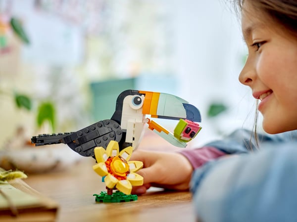 LEGO 31173 Animaux sauvages : le toucan tropical — visuel 6 sur 8