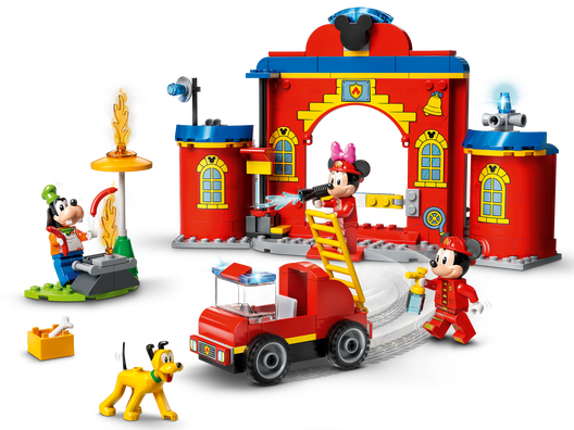 LEGO 10776 - Mickey og venners brandstation og brandbil