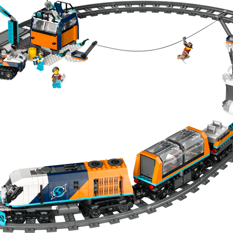 Explorers' Arctic Polar Express Train 60470 | City | Buy online at the Official LEGO® Shop US