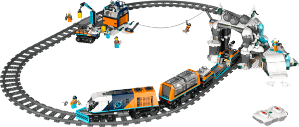 LEGO 60470 Le train express des explorateurs en Arctique