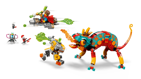 LEGO 71492 Le caméléon cracheur de feu de Mateo — visuel 4 sur 8