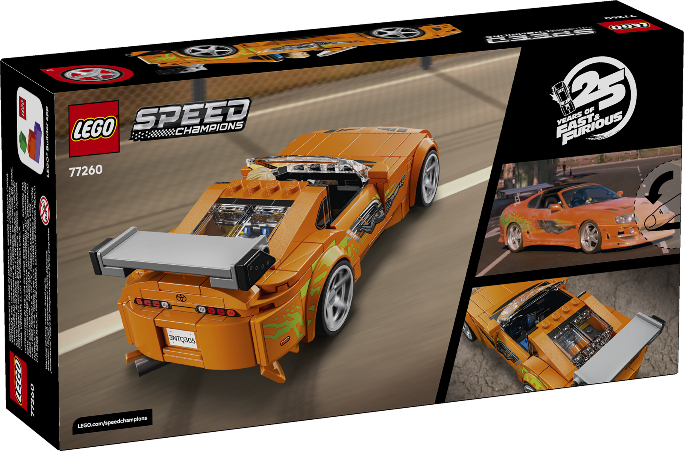 The Fast and The Furious Toyota Supra MK4 77260 | Speed Champions