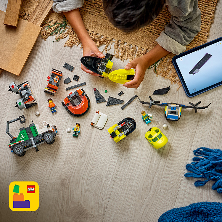 飛行機・整備用トラック・ホバークラフト コンボセット 60505 | シティ