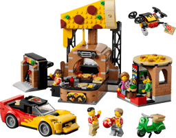 LEGO City 60496 Pizza-Liefererlebnis mit Fahrzeugen
