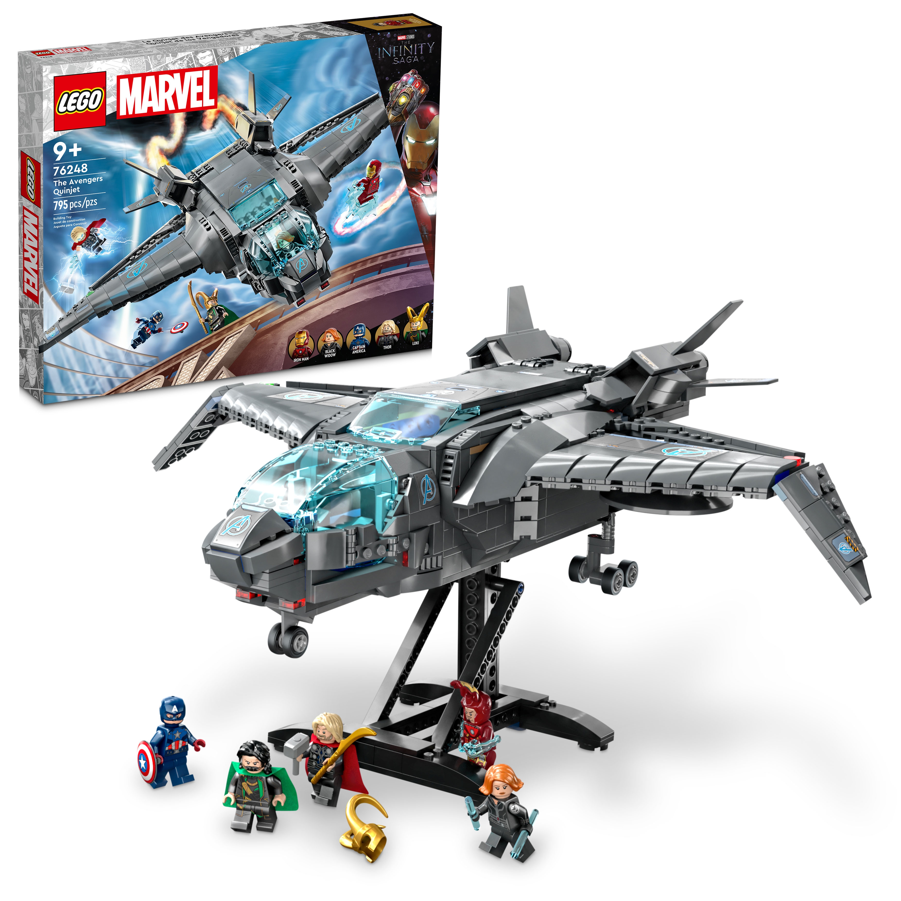 The Quinjet 76248 | Marvel | Buy online at the Official LEGO® Shop US