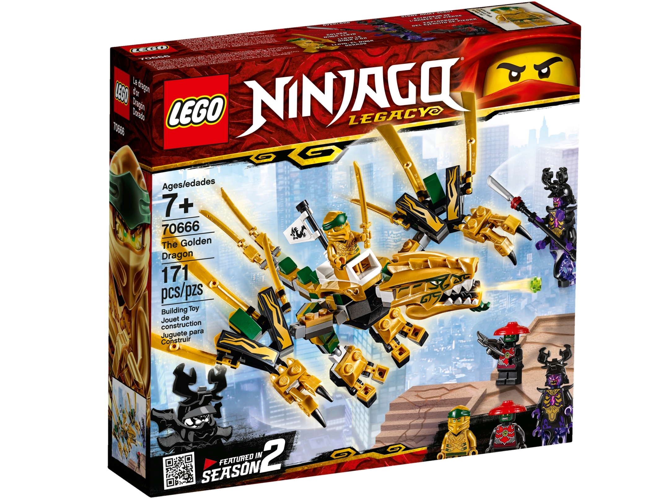 Lego Ninjago 70666 Goldener Drache EOL NEU OVP TOP ZUSTAND SOFORT LIEFERBAR 
