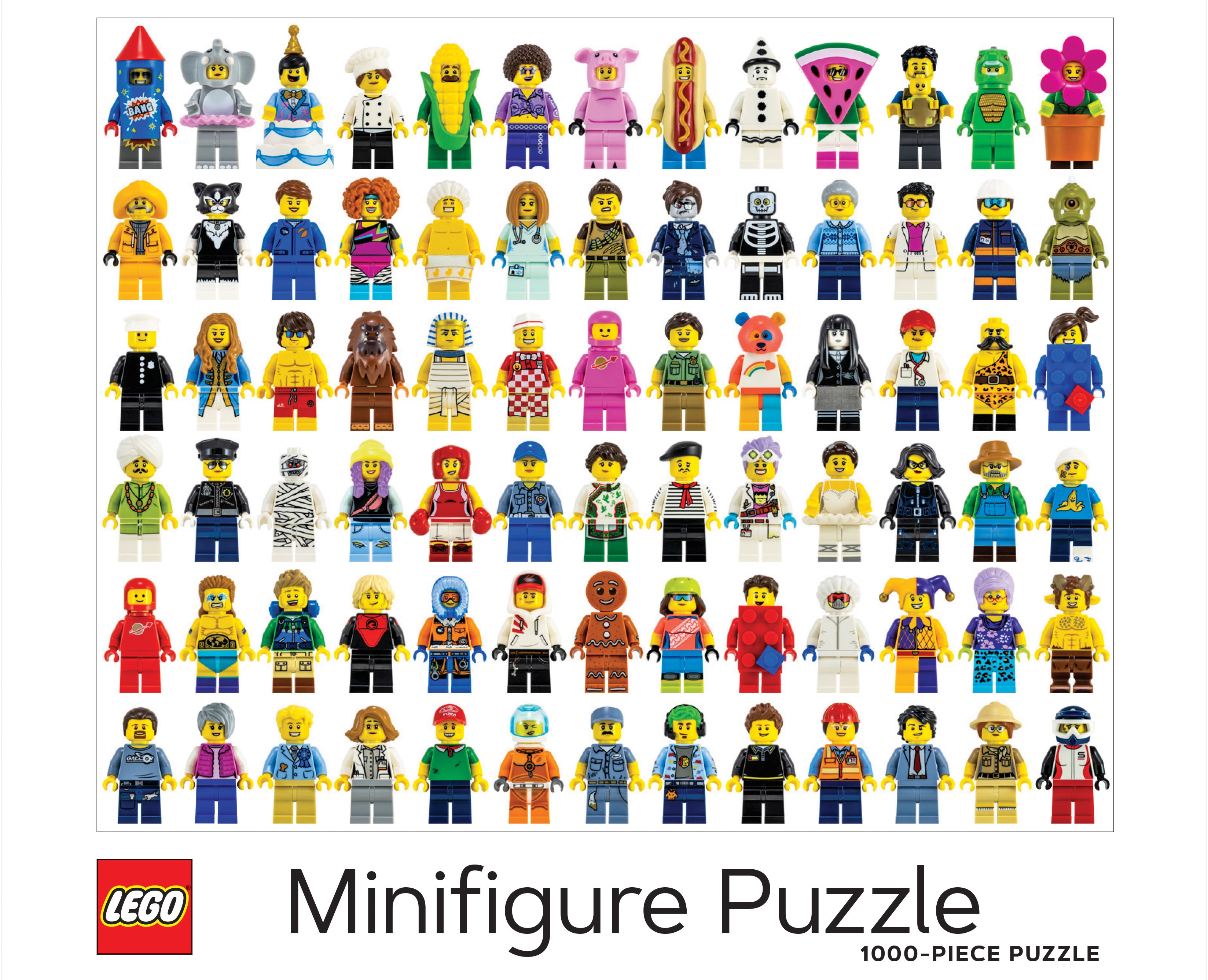 Minifigure 1,000-Piece Puzzle 5007071 | Minifigures | Buy at the Official LEGO® Shop US