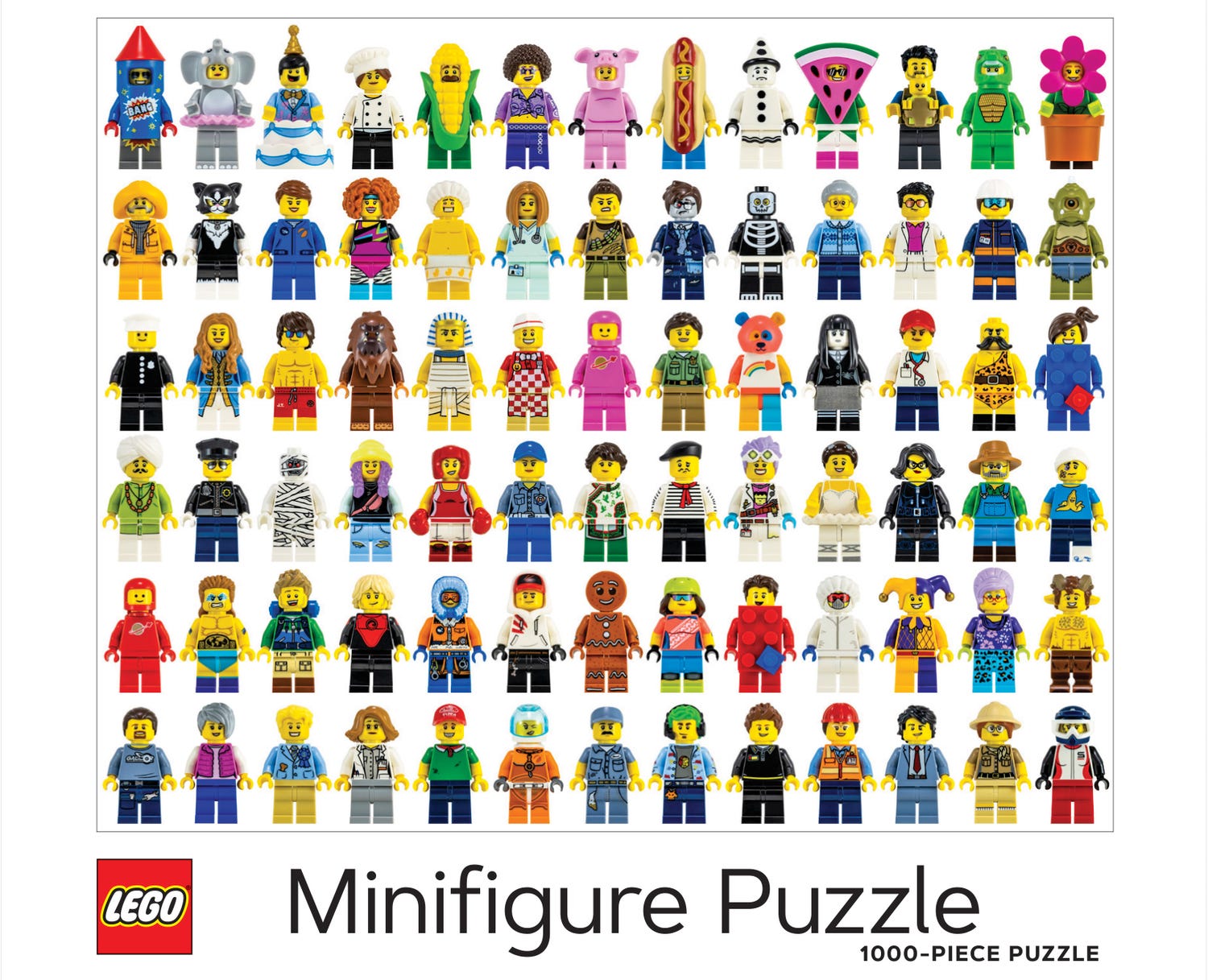Puzzle – Minifiguren (1.000 Teile) 5007071, Minifiguren
