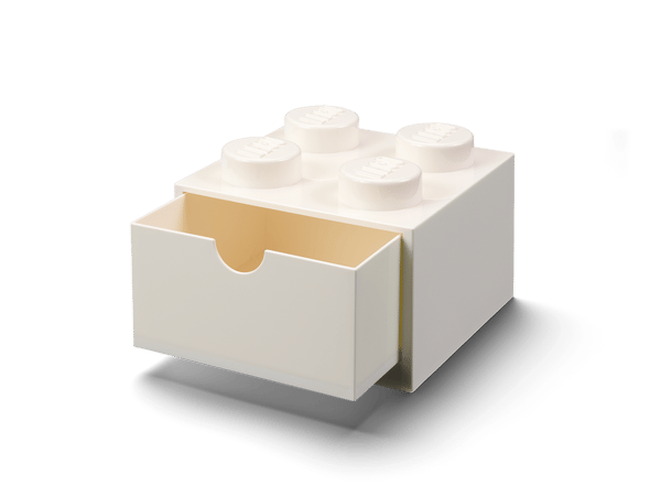 LEGO 5006313 Brique 4 tenons avec tiroir – blanc