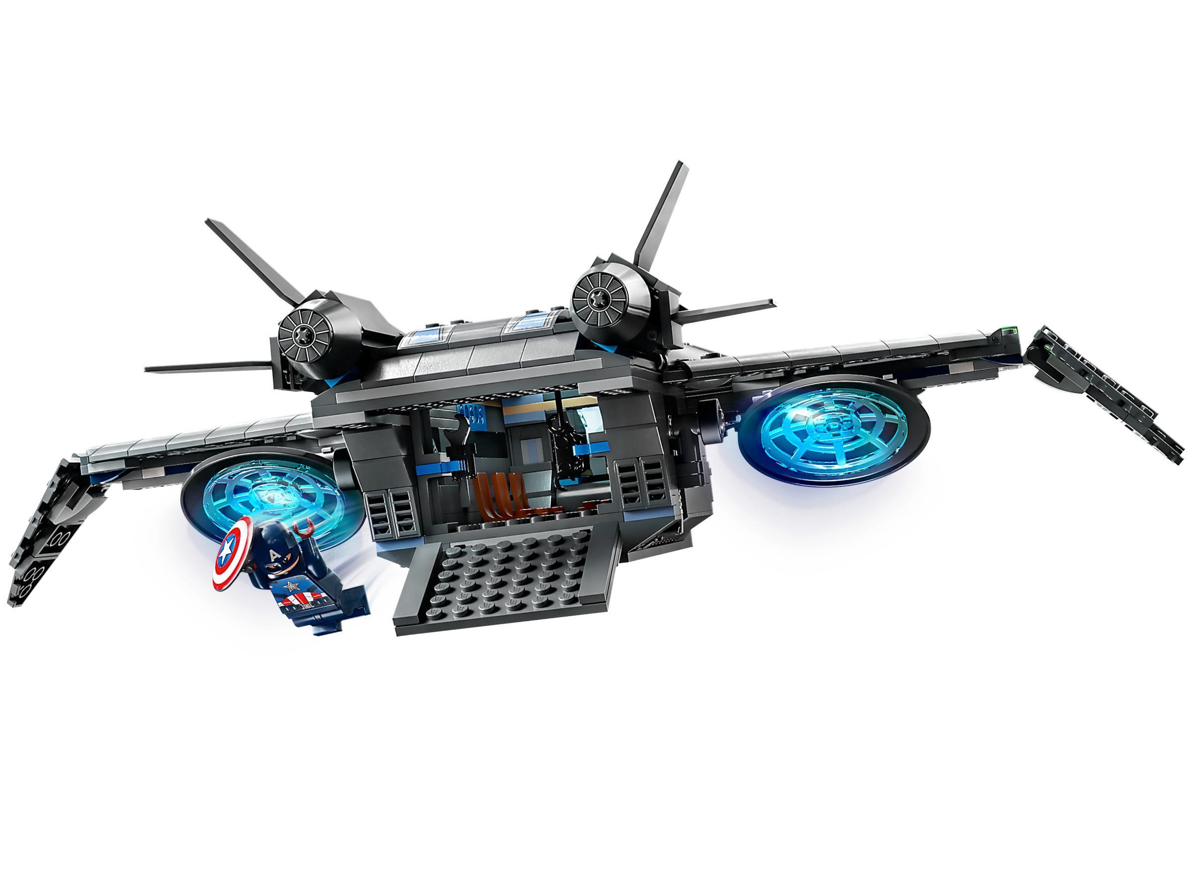 LEGO Super Heroes Marvel - Quinjet dos Vingadores - Lego Super Heroes Marvel  Quinjet dos Vingadores - 76248 - LEGO