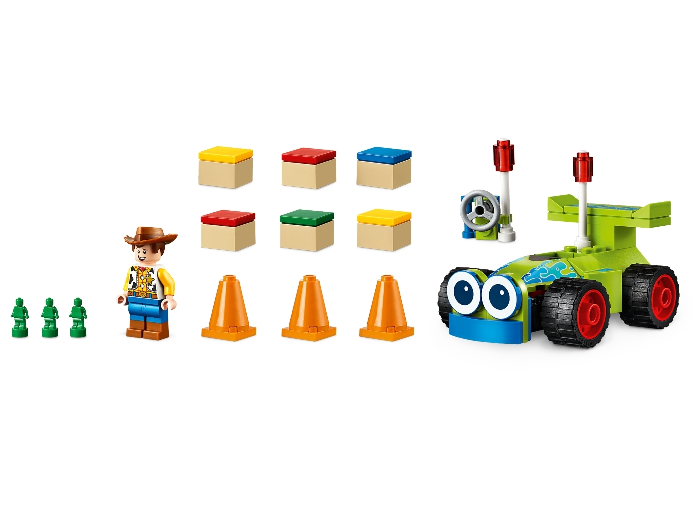 69pc WOODY & RC Building Toy Lego Disney/Pixar Toy Story 4 Item 10766 