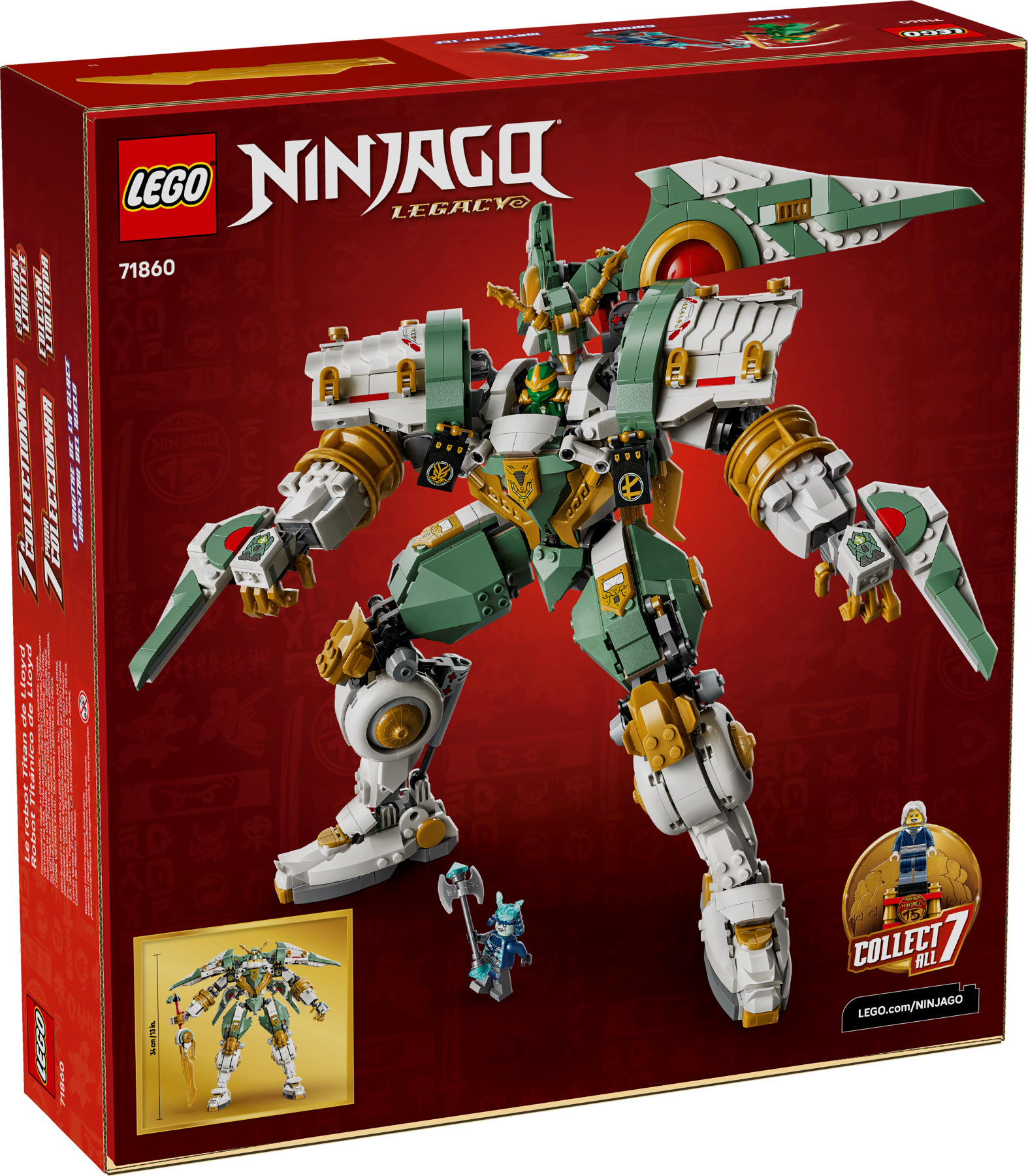 Lloyd's Titan Mech 15th Anniversary 71860 | NINJAGO® | Buy online