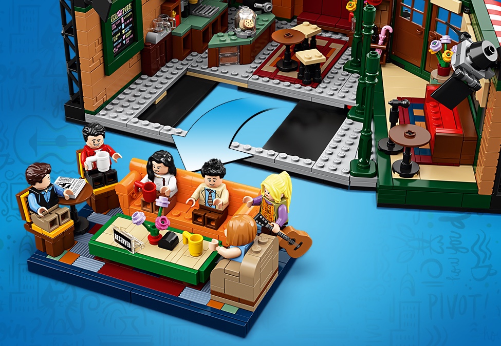 LEGO 21319 Ideas Central Perk Friends TV Show Series with Iconic Cafe Studio 