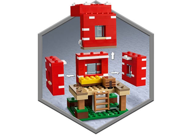 The Mushroom House | Buy Minecraft® the LEGO® at 21179 Official US | Shop online