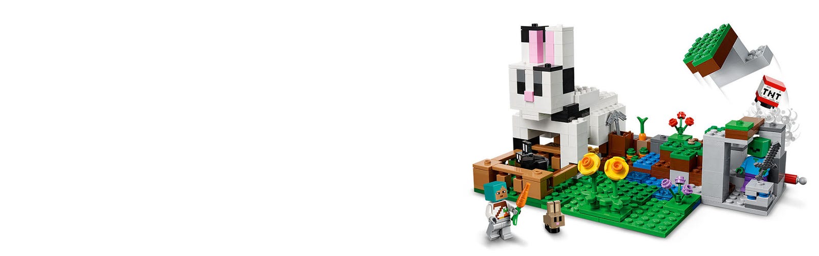 The Rabbit Ranch 21181 | Minecraft® | online at the Official LEGO® Shop US
