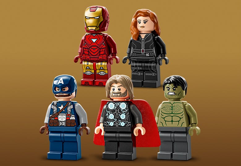 Lego Hero Characters Marvel Super Heroes Lego Avengers Custom