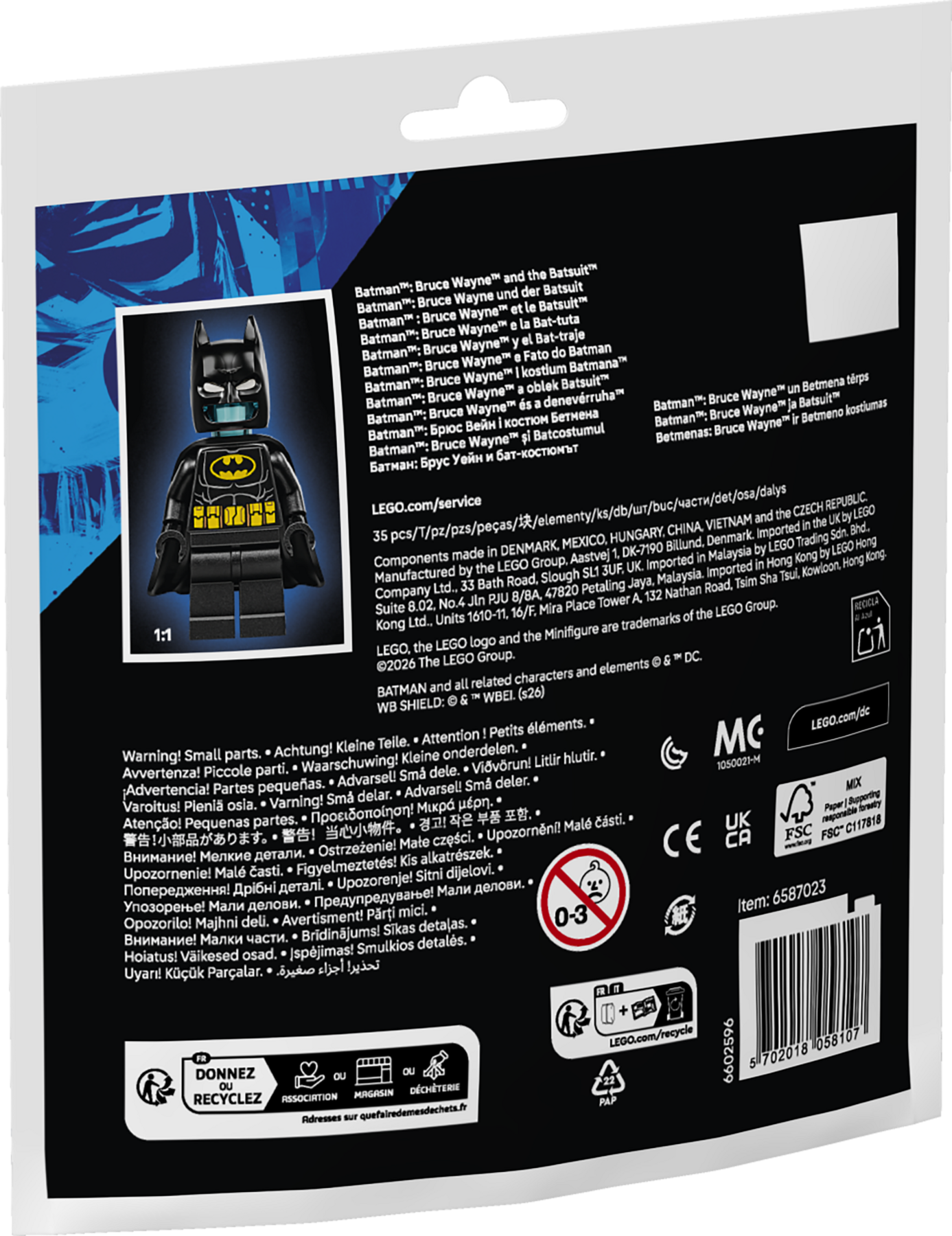 蝙蝠俠™：布魯斯韋恩™ 和蝙蝠裝™ 30726 | 建築™ | LEGO®台灣官方網站