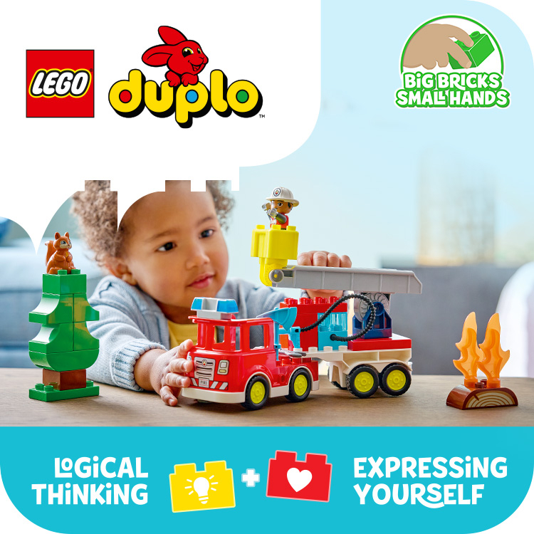 ホース付き消防車と消防士 10473 | DUPLO® |レゴ®ストア公式オンライン