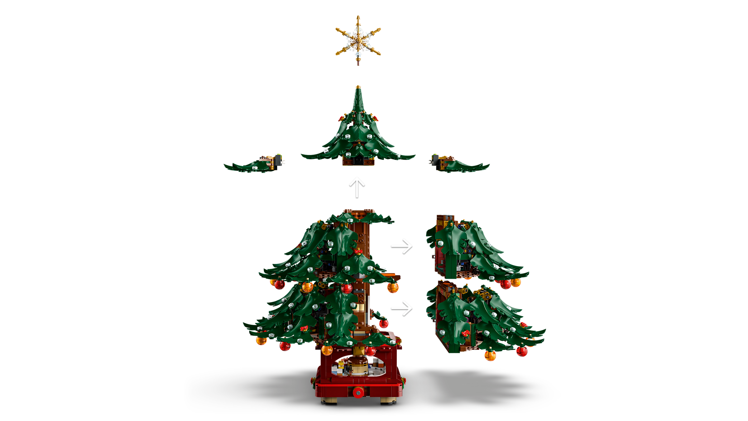 家族でかざろう！クリスマスツリー 41843 | LEGO® Icons |レゴ