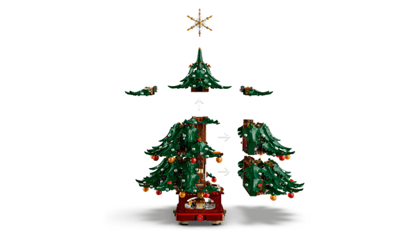 LEGO 41843 Sapin de Noël à construire en famille — visuel 8 sur 8
