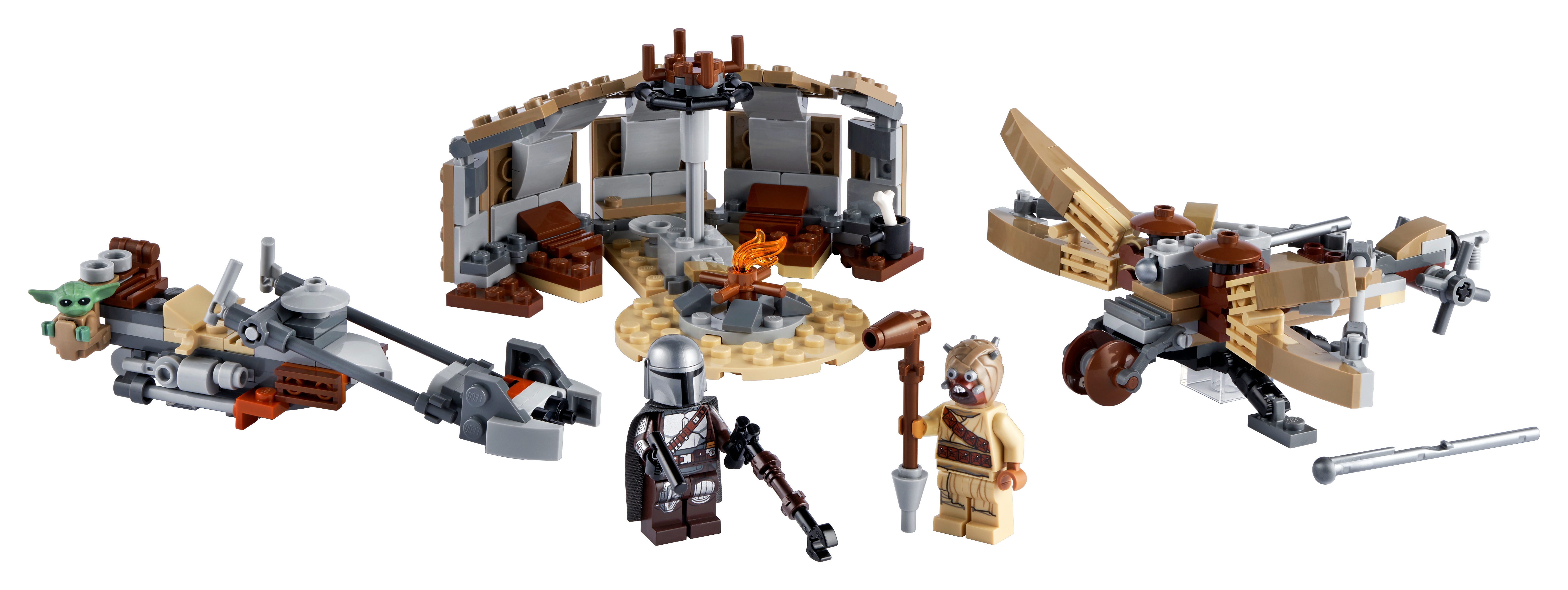 AT-AT vs 75298 Star Wars Microfighters LEGO 75299 Star Wars: The Mandalorian Problemas en Tatooine, Set de Construcción Tauntaun Juguete de construcción 