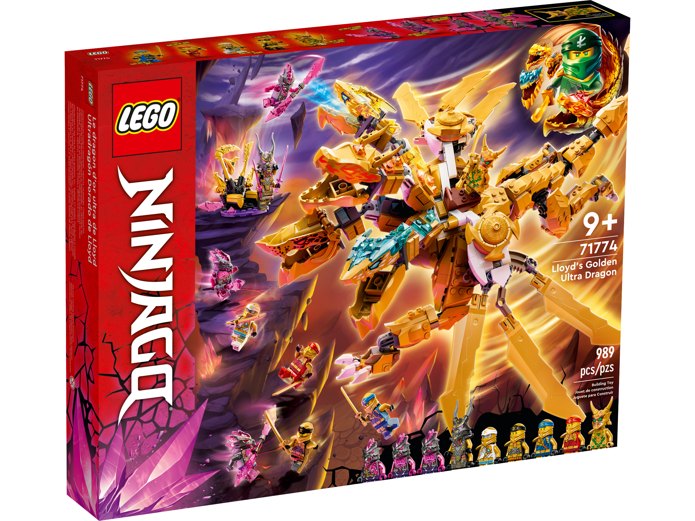 ikke Alligevel selv Lloyd's Golden Ultra Dragon 71774 | NINJAGO® | Buy online at the Official  LEGO® Shop US