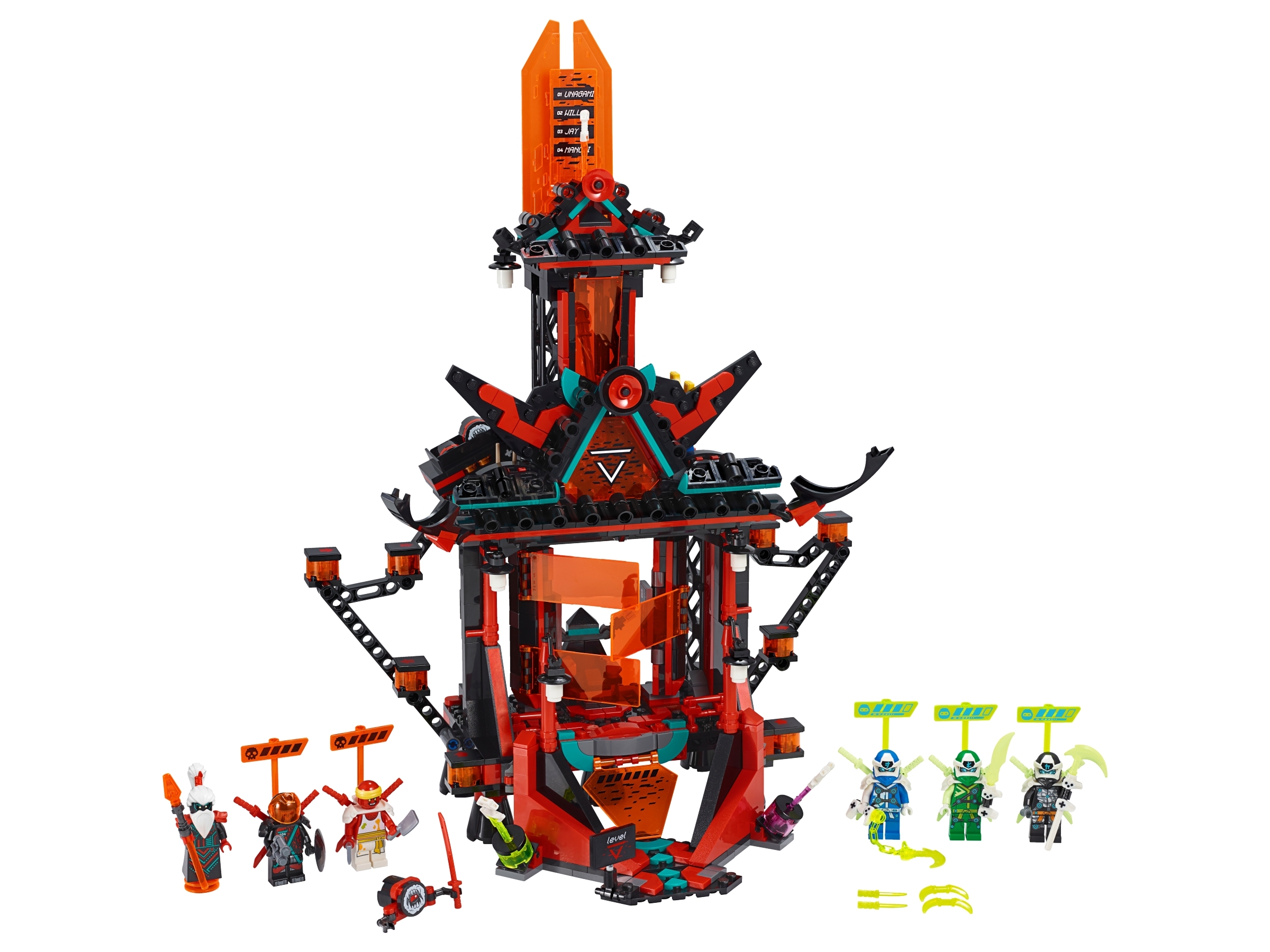 Bauset Mit 6 Minifiguren Ninja Sp Lego 71712 Ninjago Empire Tempel Des Unsinns 