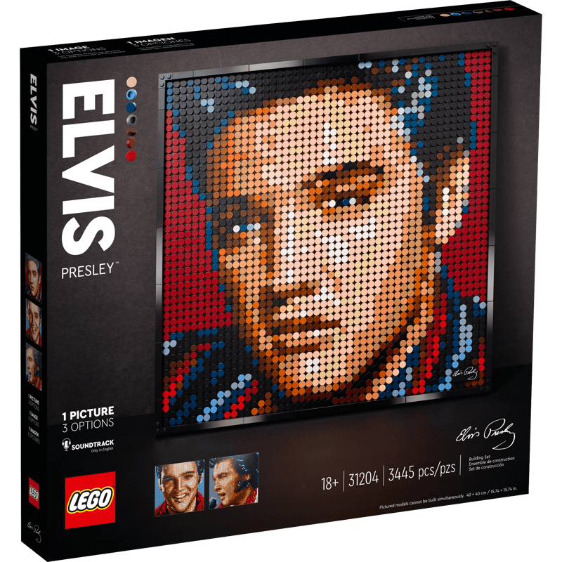 Elvis Presley “The King” 31204 | Art | Buy online at the Official LEGO® Shop US