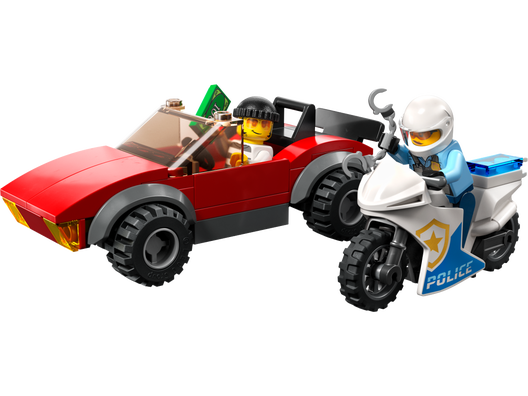 LEGO 60392 - Politimotorcykel på biljagt