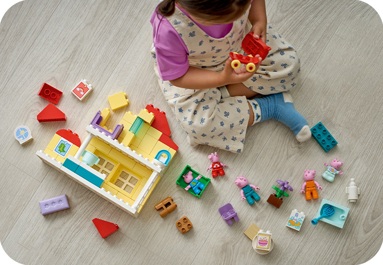ベビーとあそぼう！ペッパピッグのみんなのおうち 10467 | DUPLO