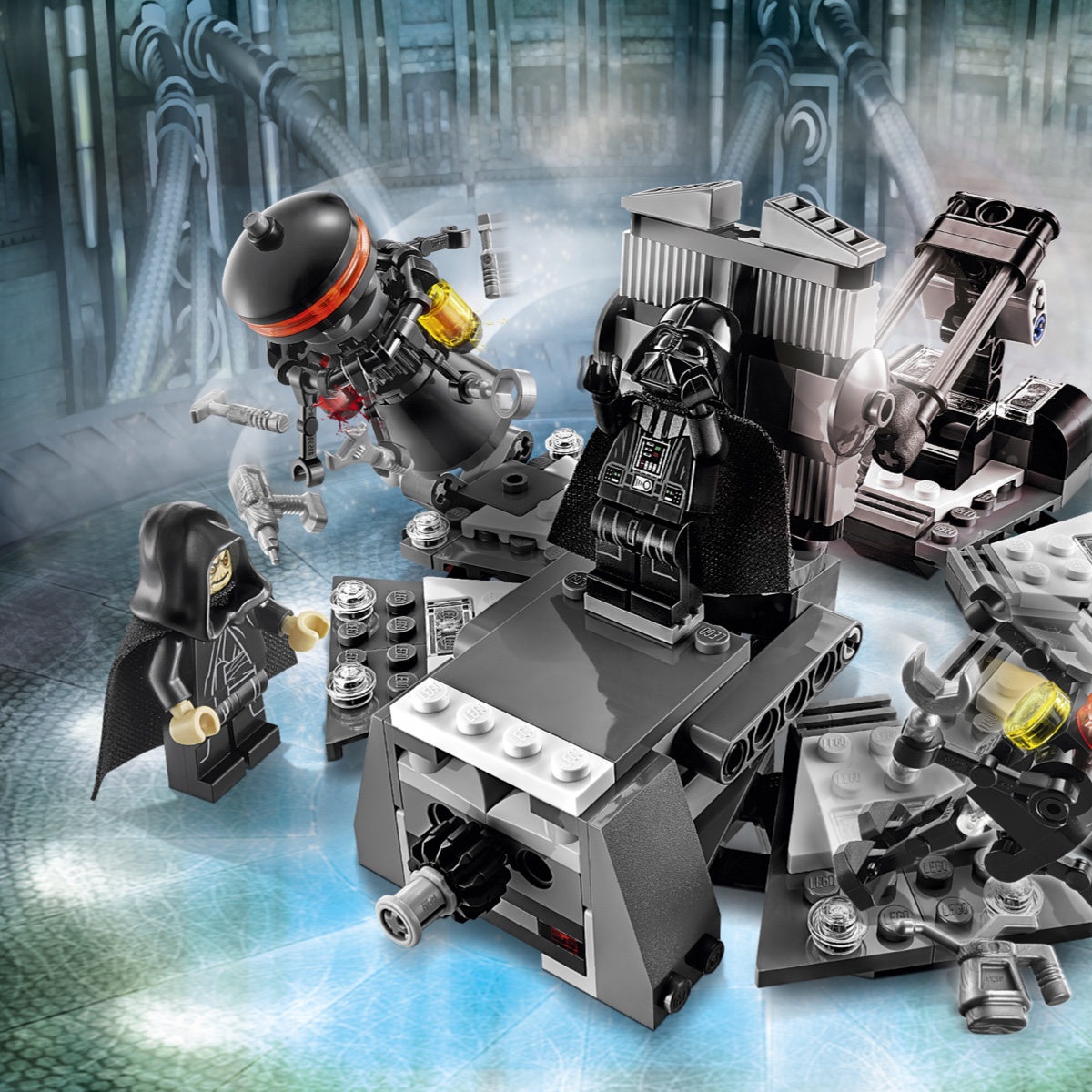 LEGO ® Star Wars ™ personaggio Imperatore Palpatine con potere fulmine Cappotto 7166 7200 r353 