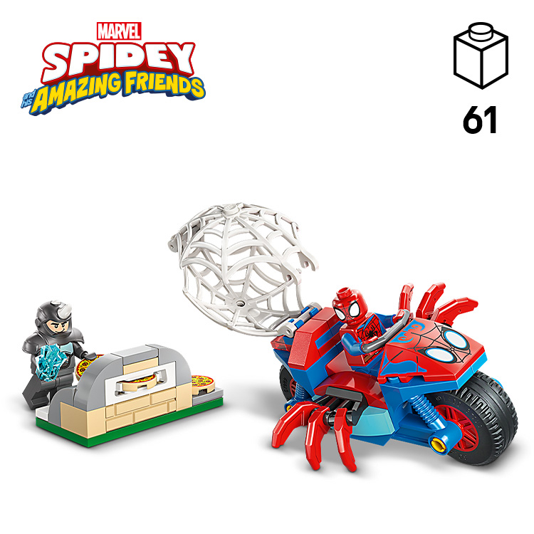 Spidey on his Motorcycle vs. Rhino 11206 | Marvel | Buy online at