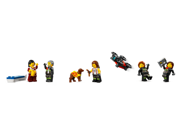 LEGO 60414 La caserne et le camion de pompiers — visuel 7 sur 8