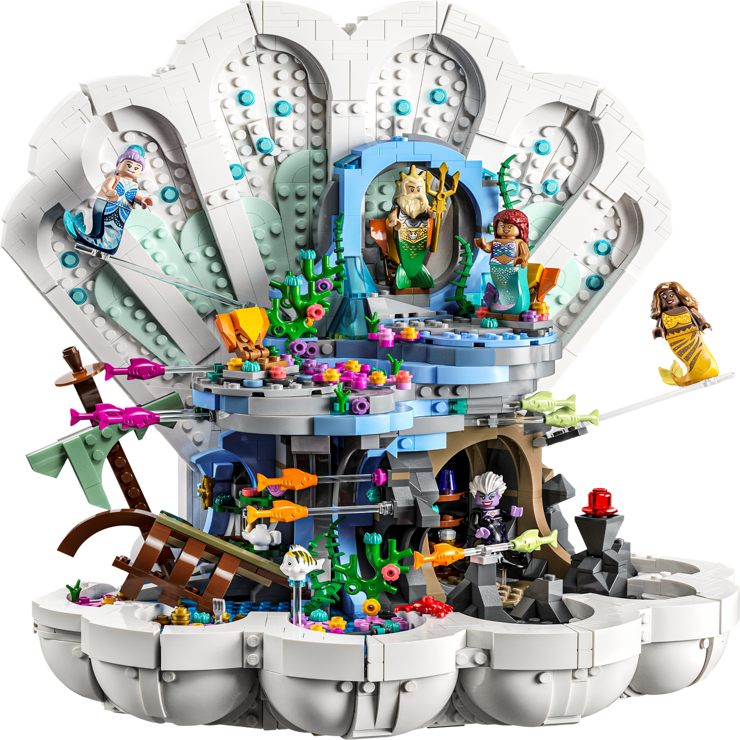 streep gevangenis tofu De Kleine Zeemeermin koninklijke schelp 43225 | Disney™ | Officiële LEGO®  winkel NL