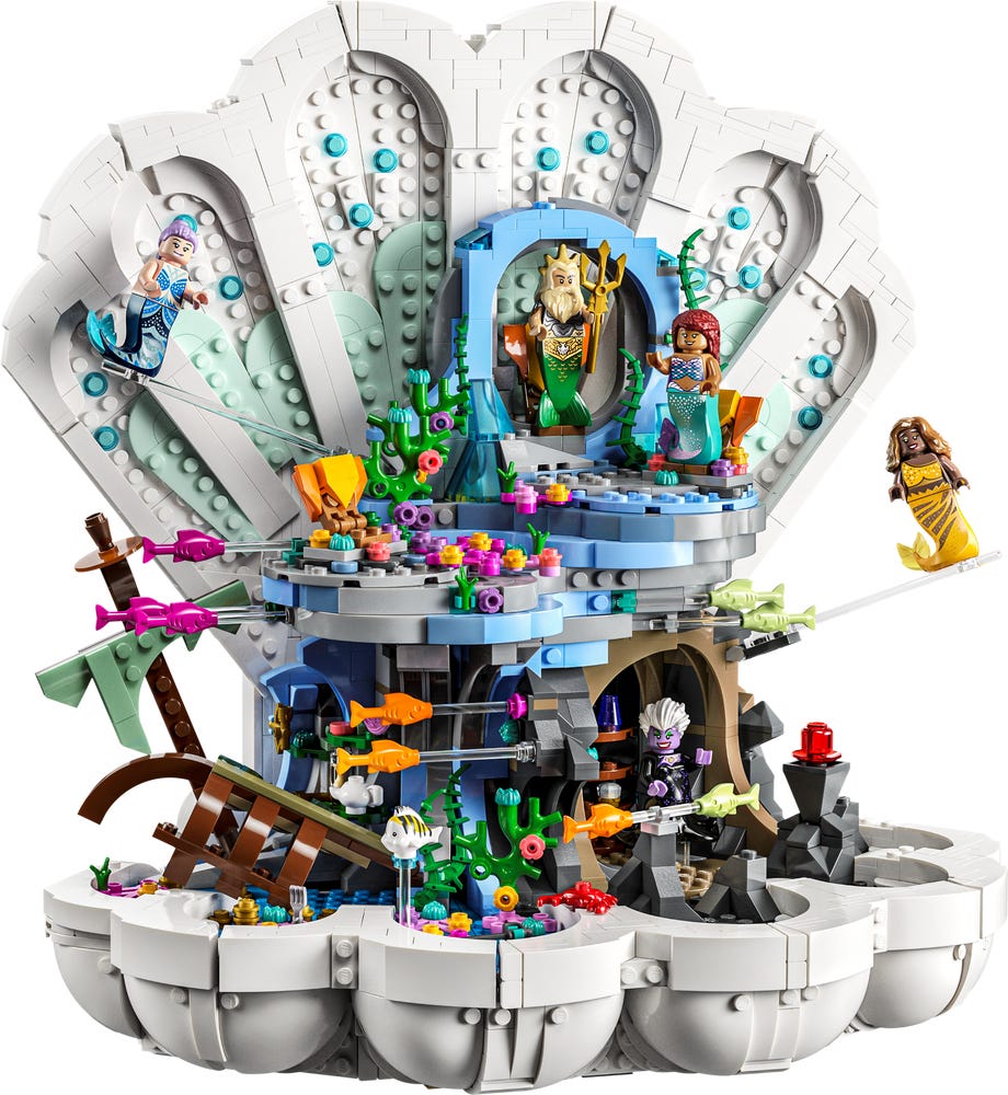 LEGO The Little Mermaid Royal Clamshell