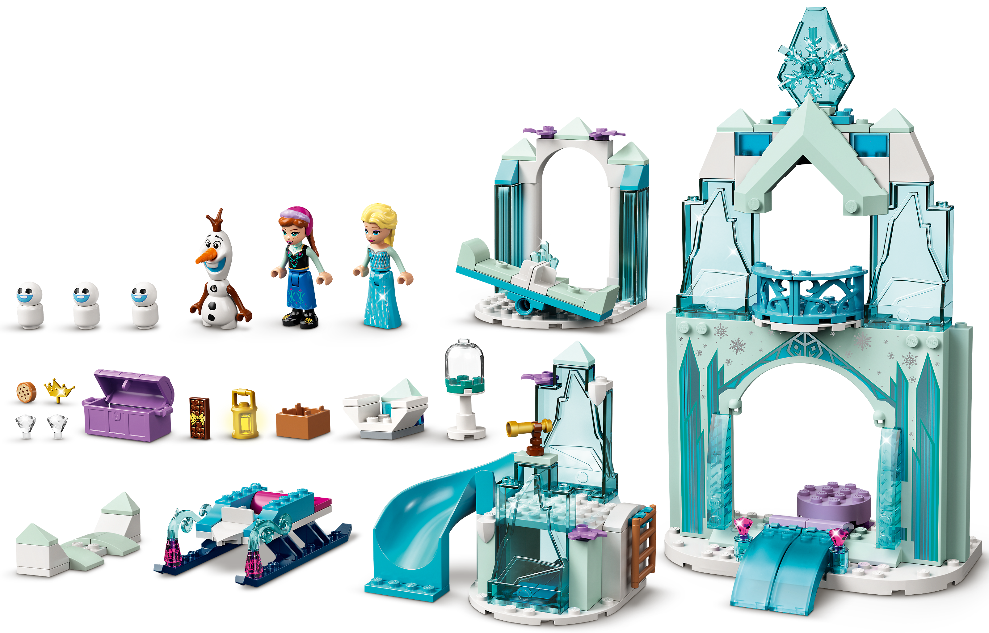 Hearty kaste riffel Anna and Elsa's Frozen Wonderland 43194 | Disney™ | Buy online at the  Official LEGO® Shop US