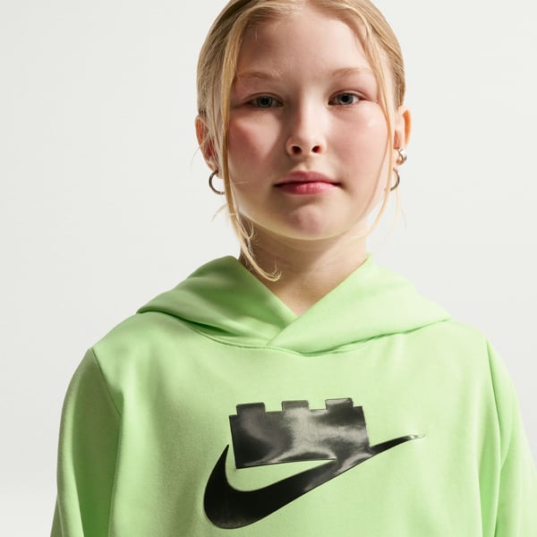 LEGO 5010255 Sweat à capuche Collection Nike x LEGO® pour grands enfants – Vert anis — visuel 3 sur 4