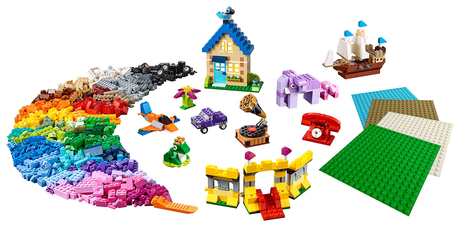 LEGO® 11717 - Mattoncini, basi per mattoncini