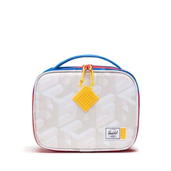 LEGO 5011205 Little Herschel™ Boîte repas Pop Quiz – Monogramme briques colorées