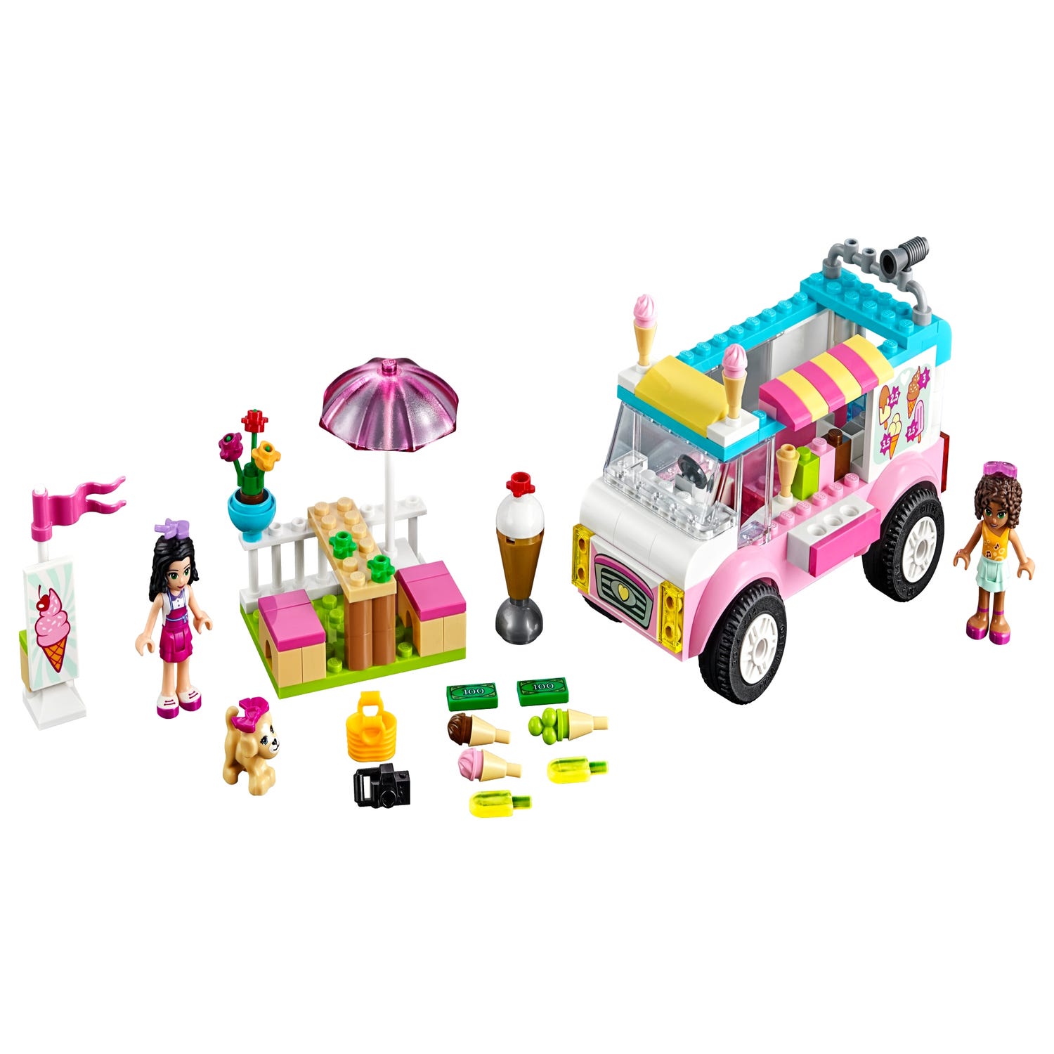 Lego 10727 - Juniors : La camionnette de glaces d'Emma - Comparer