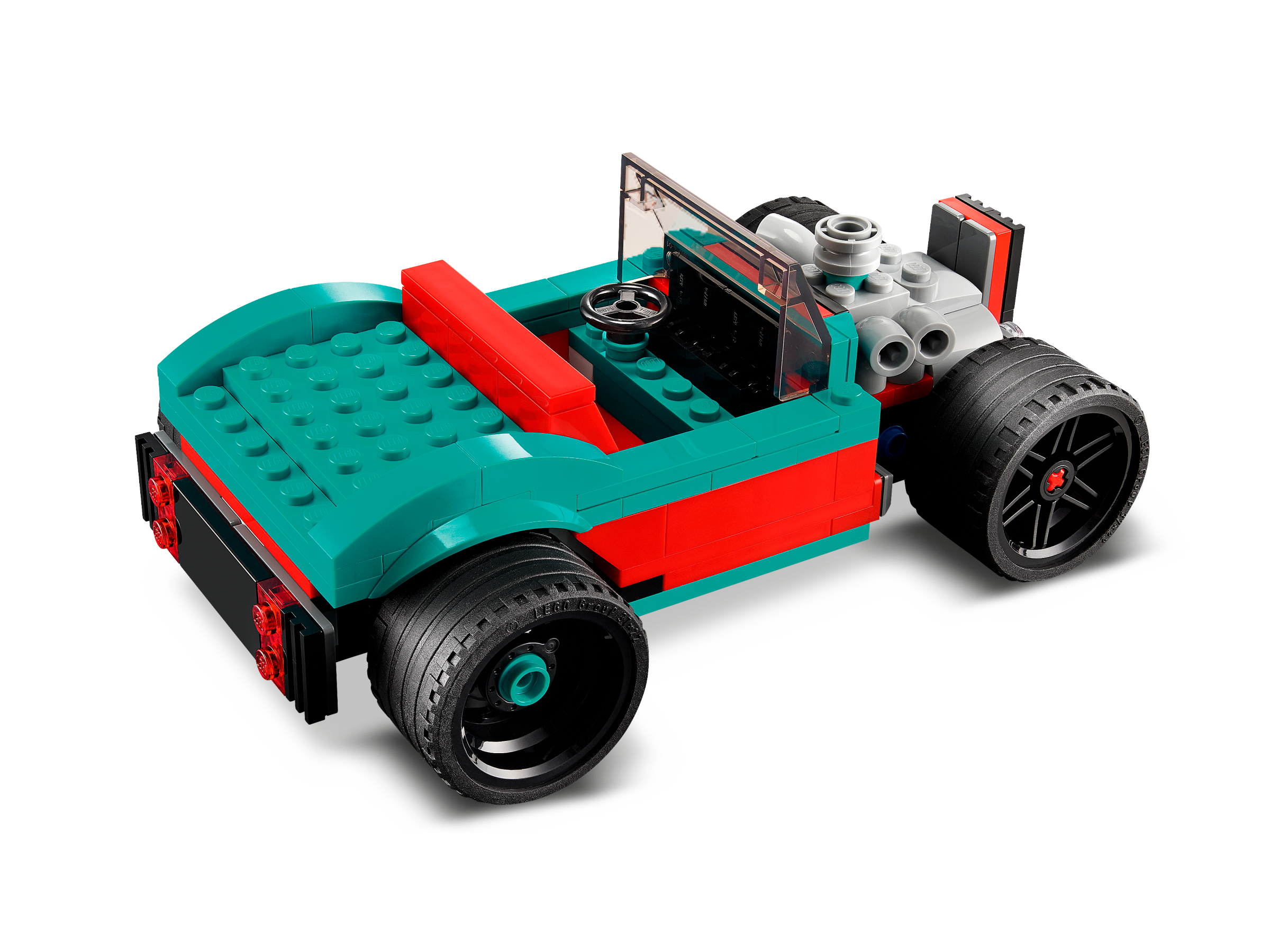 LEGO Creator 3-in-1: Carro de Corrida de Rua, Idades 7+, 258 Peças, Item  31127