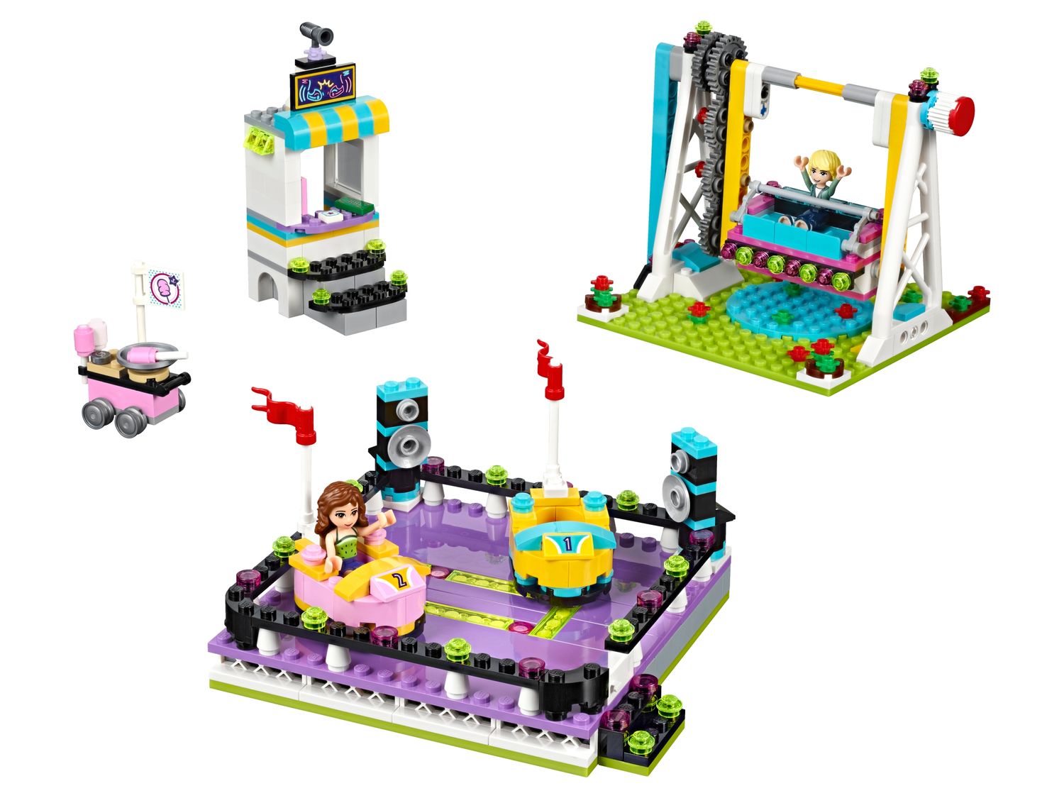 Amusement Park Bumper Cars 41133 Friends Buy online at the Official LEGO® Shop GB