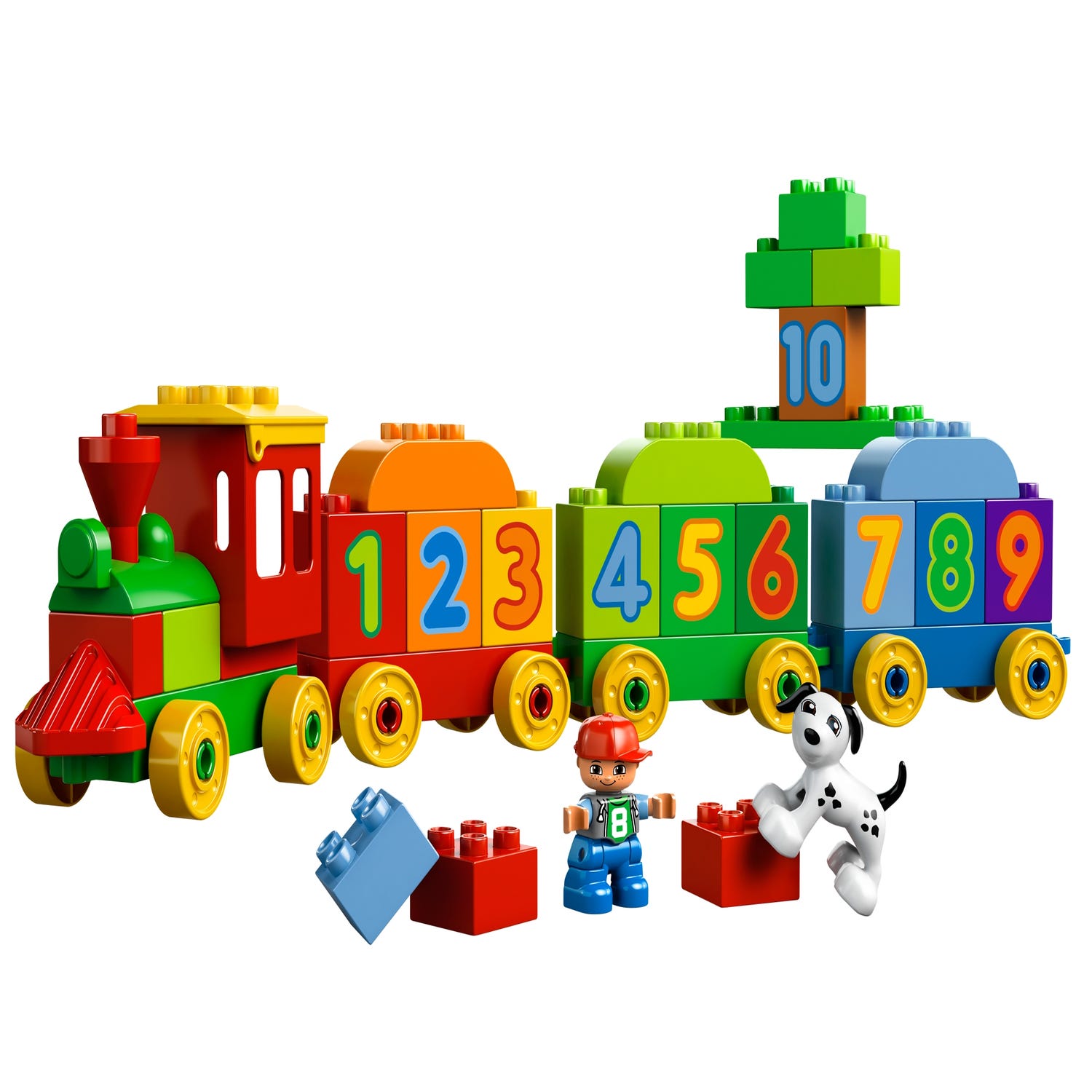 Amerika kort Dronning Number Train 10558 | DUPLO® | Buy online at the Official LEGO® Shop GB