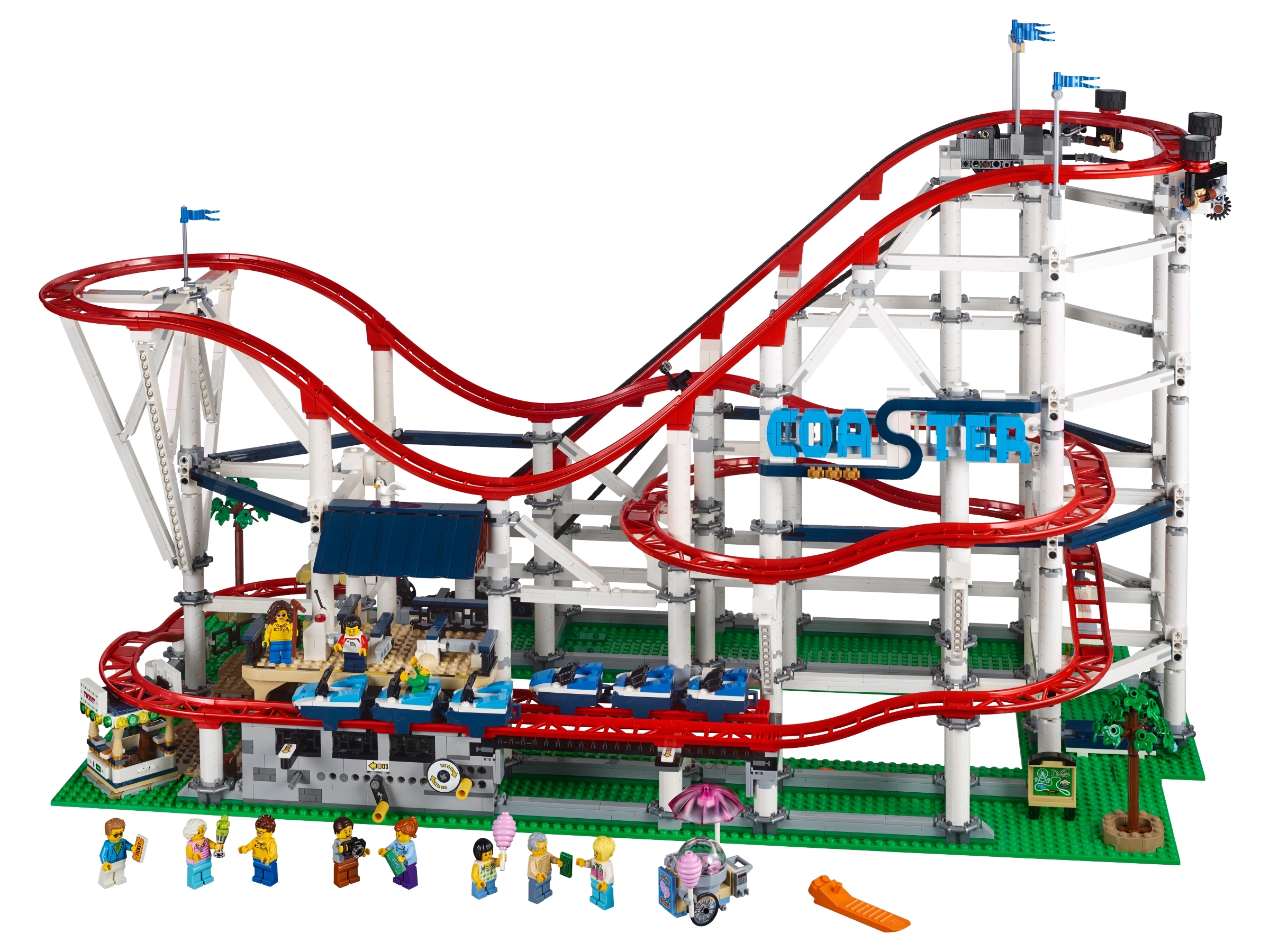 Jeg spiser morgenmad grådig Lægge sammen Roller Coaster 10261 | Creator Expert | Buy online at the Official LEGO®  Shop US